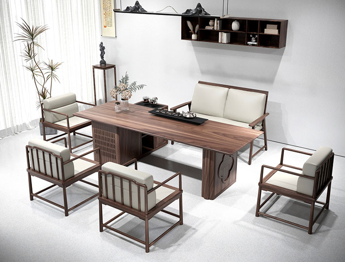 映月茶台（乌金木）2400*880*730